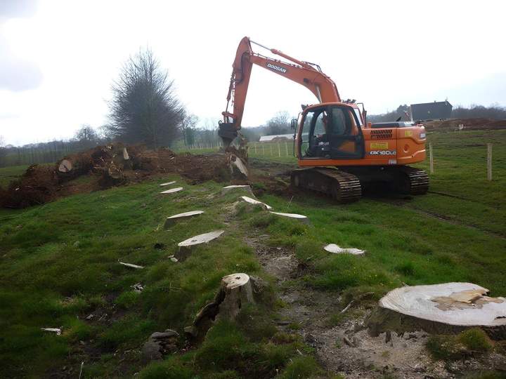 Travaux de terrassement rapides et précis