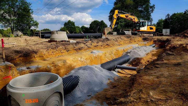 Travaux de VRD Beaurepaire